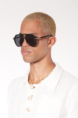 Rajio Black & Gold Sunglasses