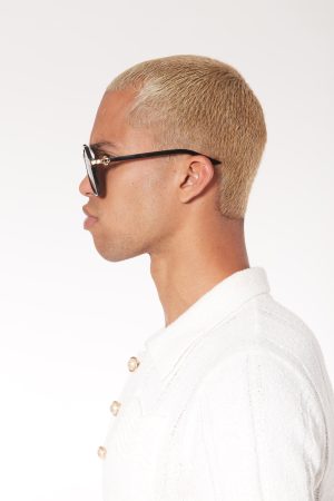 Rajio Black & Gold Sunglasses