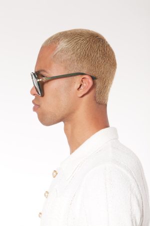 Rajio Green & Gold Sunglasses