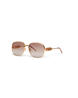 Brown & Gold The Vermont Sunglasses