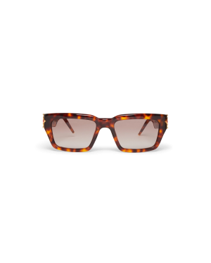 Tortoiseshell The Square Metope Sunglasses
