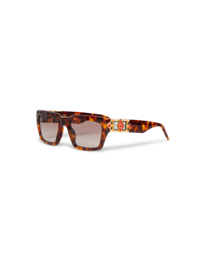 Tortoiseshell The Square Metope Sunglasses
