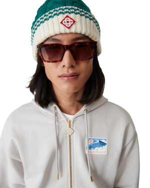 Tortoiseshell The Square Metope Sunglasses