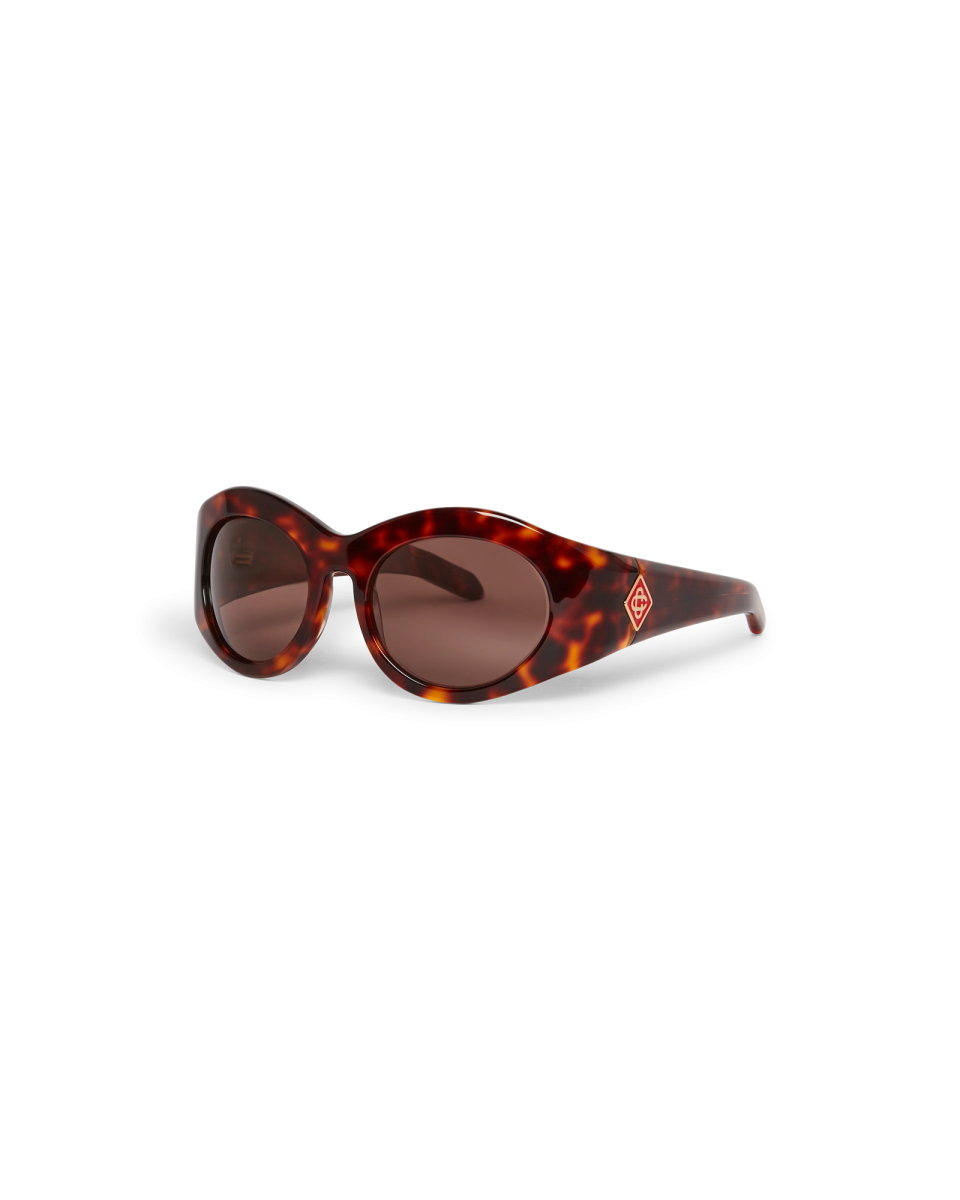 Tortoiseshell Goggle Sunglasses