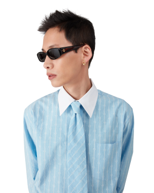 Tortoiseshell Slim Sunglasses