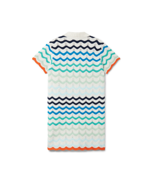 Gradient Wave Crochet Dress