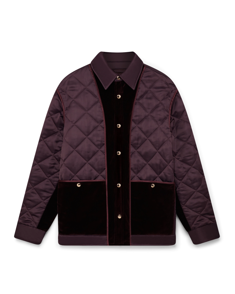Satin Quilted Jacket