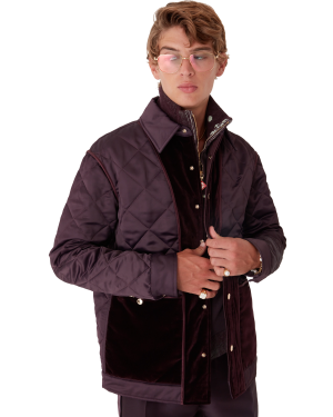 Satin Quilted Jacket