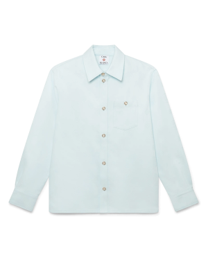 Cotton Monogram Long Sleeve Shirt