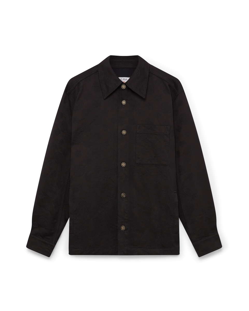Denim Monogram Overshirt