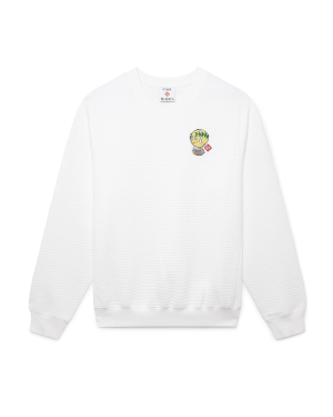 Tennis Mascot Quilted Sweatshirt