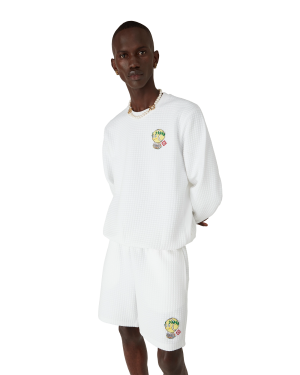 Tennis Mascot Quilted Sweatshirt