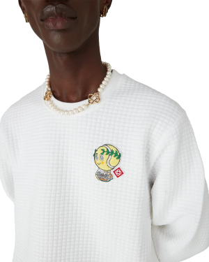Tennis Mascot Quilted Sweatshirt