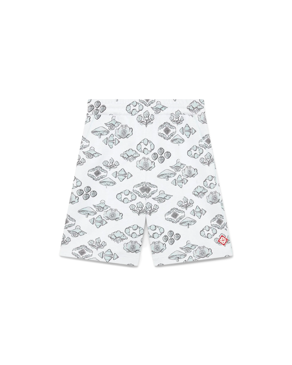 Jacquard Motif Track Shorts