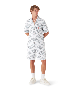 Jacquard Motif Track Shorts