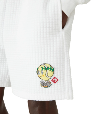 Tennis Mascot Quilted Sweatshorts