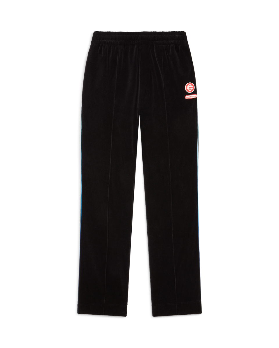 Gradient Piping Velour Track Pants