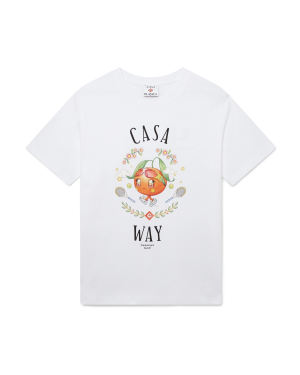 Casa Way Orange Mascot Short Sleeve T-Shirt