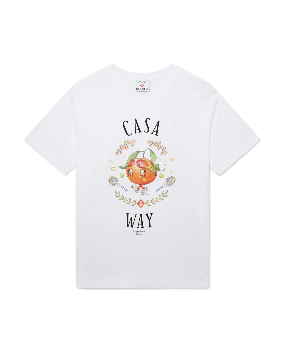 Casa Way Orange Mascot Short Sleeve T-Shirt