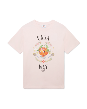 Casa Way Orange Mascot Short Sleeve T-Shirt
