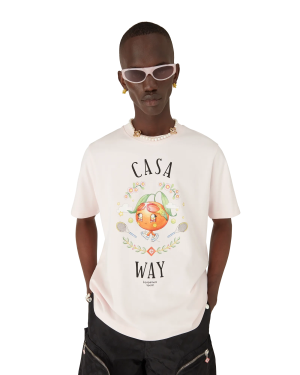 Casa Way Orange Mascot Short Sleeve T-Shirt