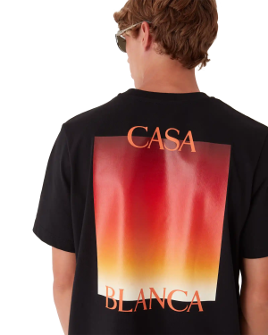 Gradient Square Short Sleeve T-Shirt