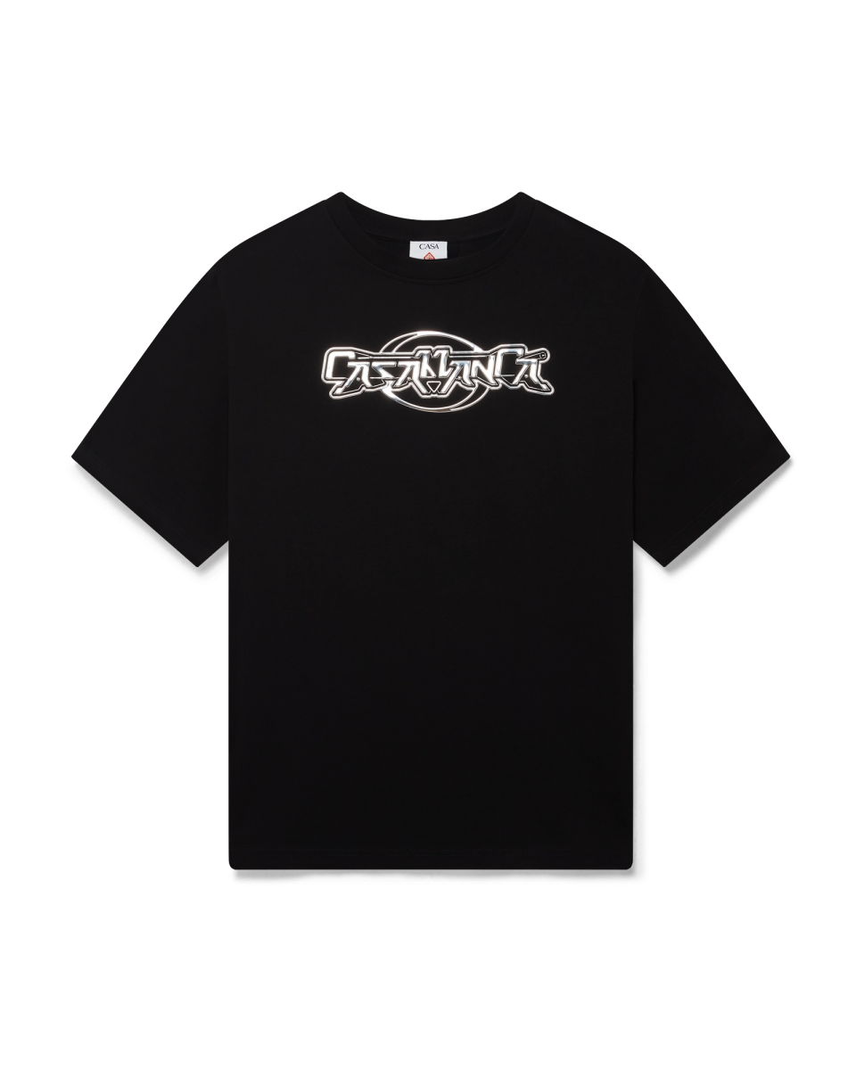 Casablanca Chrome Oversized Short Sleeve T-Shirt