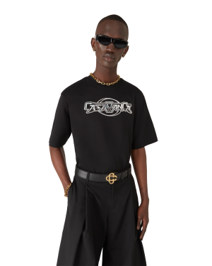 Casablanca Chrome Oversized Short Sleeve T-Shirt