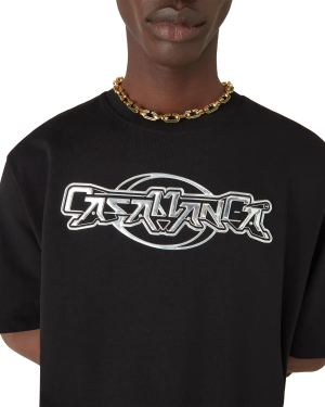 Casablanca Chrome Oversized Short Sleeve T-Shirt