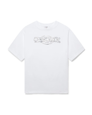 Casablanca Chrome Oversized Short Sleeve T-Shirt