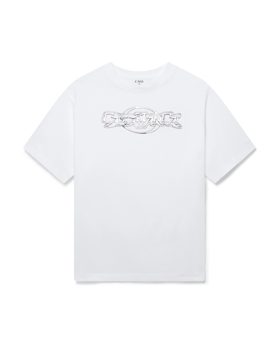 Casablanca Chrome Oversized Short Sleeve T-Shirt