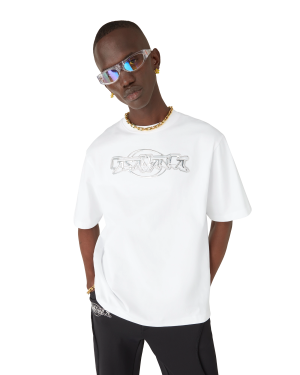 Casablanca Chrome Oversized Short Sleeve T-Shirt
