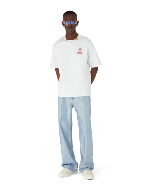 Dragonfly Floral Oversized Short Sleeve T-Shirt