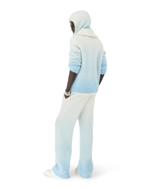 Fluffy Gradient Mohair Trousers