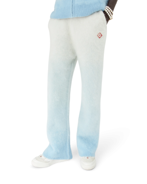 Fluffy Gradient Mohair Trousers