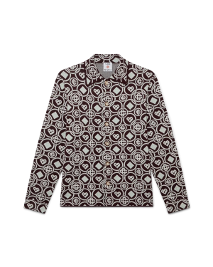 Monogram Cotton Knit Shirt