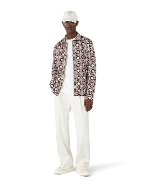 Monogram Cotton Knit Shirt