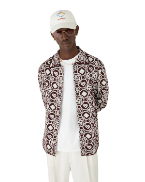 Monogram Cotton Knit Shirt
