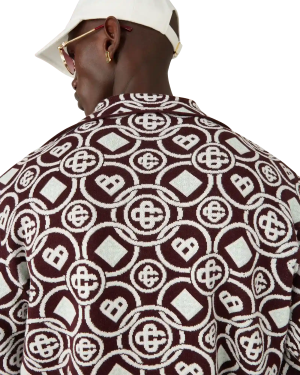 Monogram Cotton Knit Shirt