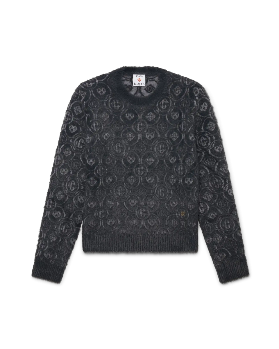 Fluffy Monogram Jumper