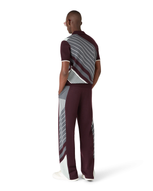 Merino Diagonal Tennis Polo