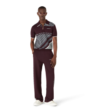 Merino Diagonal Tennis Trousers