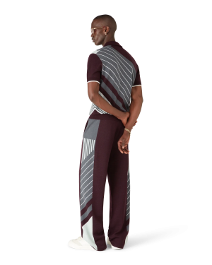 Merino Diagonal Tennis Trousers