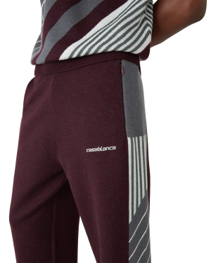 Merino Diagonal Tennis Trousers