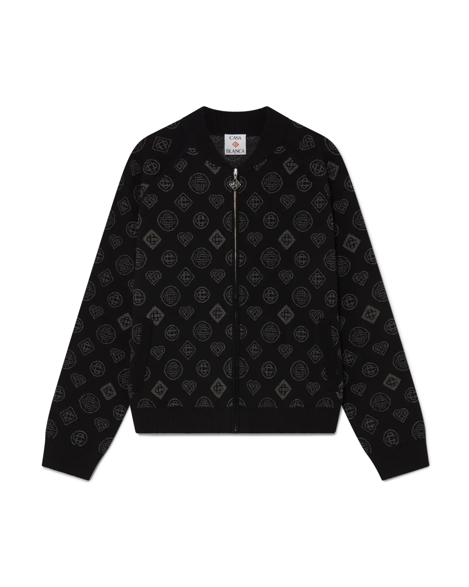 Monogram Jacquard Bomber Jacket