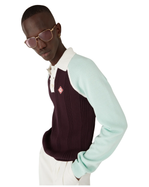 Merino Tennis Long Sleeve Polo