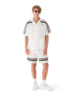 Tennis Cotton Crochet Shorts