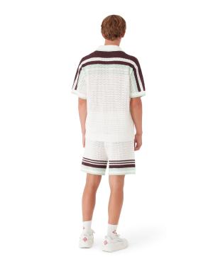Tennis Cotton Crochet Shorts