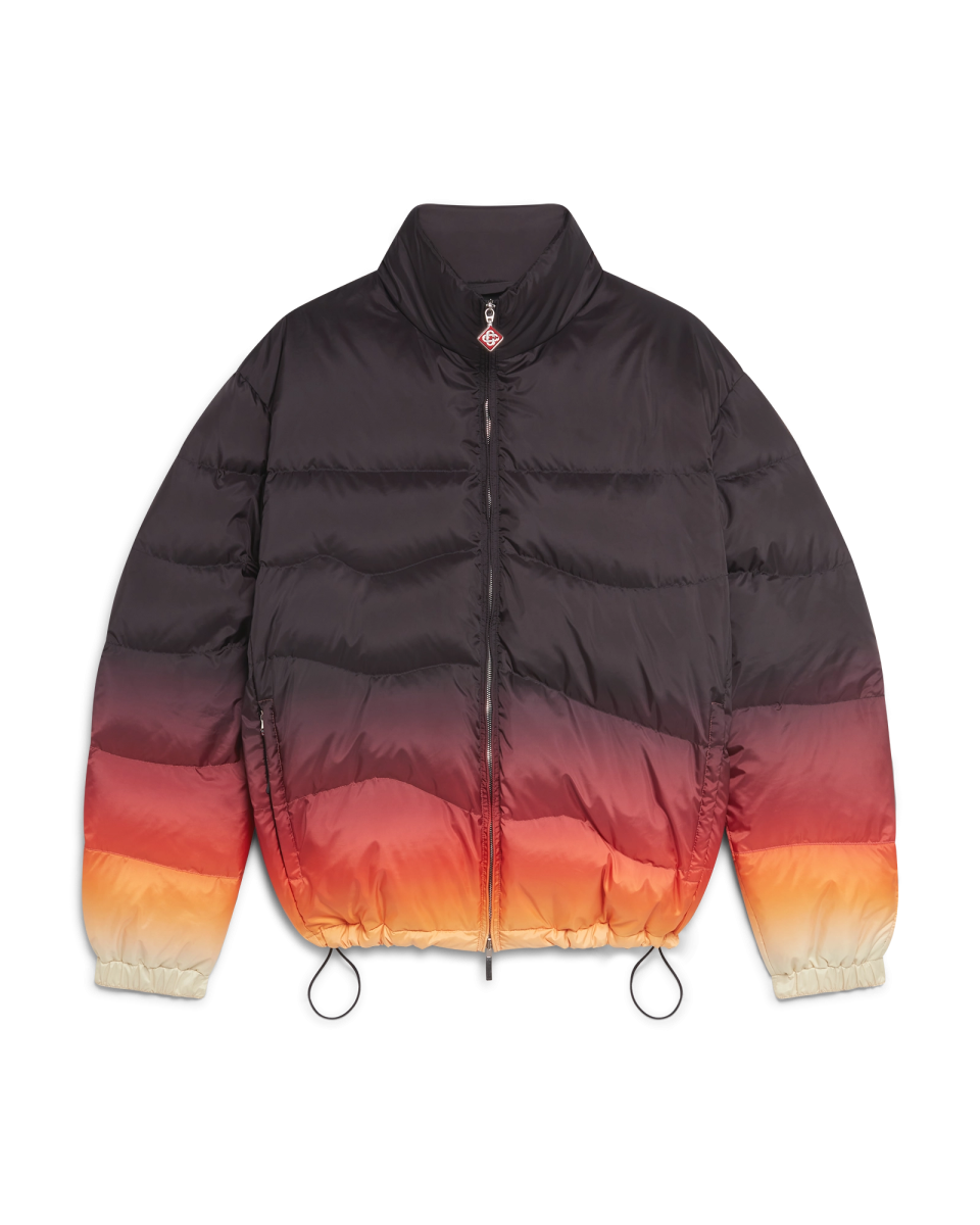 Gradient Quilted Puffer Jacket
