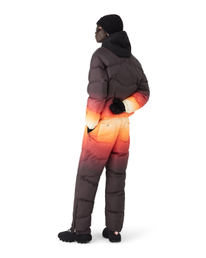 Gradient Quilted Puffer Jacket